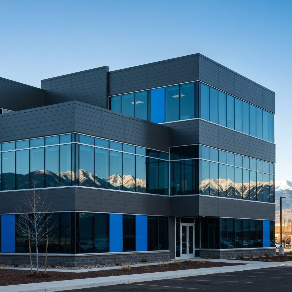 Modern architectural office building in Colorado